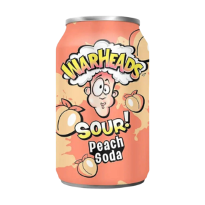 WARHEADS SODA ACIDULÉ À LA PÊCHE 330 ML